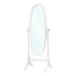 Monarch Specialties Mirror, Full Length, Standing, Floor, 60" Oval, Dressing, Bedroom, White Wood, Traditional 9 Monarch Specialties Mirror, Full Length, Standing, Floor, 60" Oval, Dressing, Bedroom, White Wood, Traditional -office furniture sale e9f86fac246fdd05428519735175239392