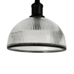 Frenkel 58" Tall Floor Lamp With Ribbed Glass Shade In Blackened Bronze/Clear -office furniture sale e9fd25bbd832c69958eb896f1c21ce96bb