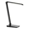 Safco Vamp LED Wireless Charging Lamp, Multi-pivot Neck, 16.75" High, Black, Ships In 1-3 Business Days