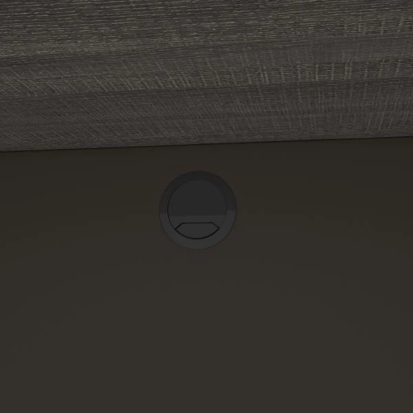 Bestar Prestige + Credenza In Bark Gray & Slate 6 Bestar Prestige + Credenza In Bark Gray & Slate - Image 6