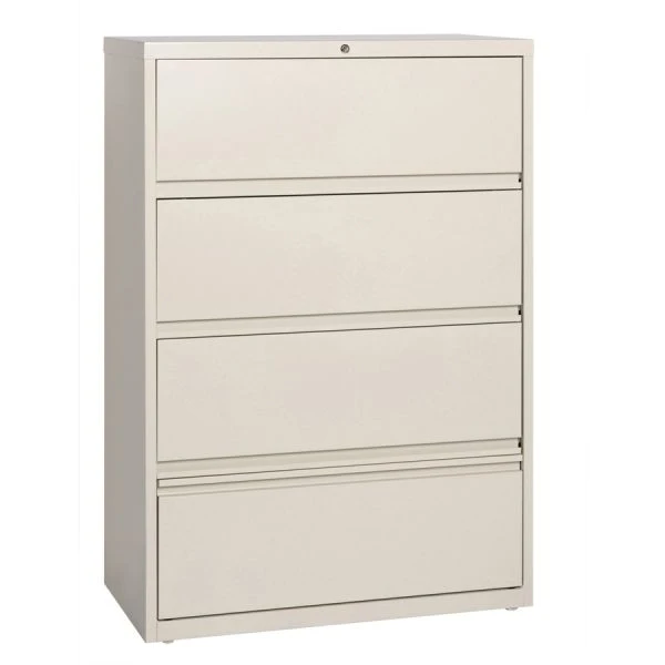 Lorell 4 Drawer Lateral File Cabinet With Roll Out Shelves, Letter/Legal/A4, 36" Width, Putty 1 Lorell 4 Drawer Lateral File Cabinet With Roll Out Shelves, Letter/Legal/A4, 36" Width, Putty