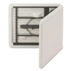 Iceberg IndestrucTables Too 1200 Series Bifold Resin Folding Table, 60w X 30d X 29h, Platinum -office furniture sale ea5ceec350088c3af9be6da6b95530fb2c