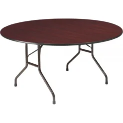 Iceberg OfficeWorks Wood Folding Table, Round, 60" Diameter X 29h, Mahogany Top, Gray Base 5 Iceberg OfficeWorks Wood Folding Table, Round, 60" Diameter X 29h, Mahogany Top, Gray Base -office furniture sale ea600e733fafd25859f213a0044bb5eb69