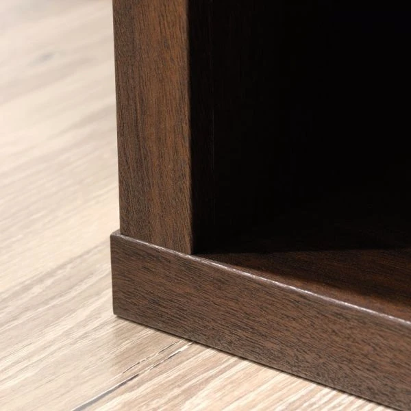 Sauder Optimum Bookcase, 45"H, 3 Shelves, Spiced Mahogany 9 Sauder Optimum Bookcase, 45"H, 3 Shelves, Spiced Mahogany - Image 9