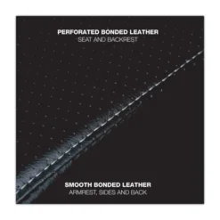 Alera Maxxis Series Big/Tall Bonded Leather Chair, Supports 500 Lb, 21.42" To 25" Seat Height, Black Seat/Back, Chrome Base -office furniture sale ea749c745a10bba4fb103ef0e77c52f0c4