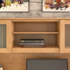 Bush Furniture Somerset 60W Desk Hutch In Maple Cross -office furniture sale eb0a2a8043963874984e2ed8d8e434a843