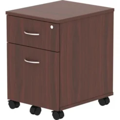 Lorell Relevance Series Mahogany Laminate Office Furniture Pedestal - 2-Drawer -office furniture sale ebcaac4f6c6d9359aba6b84350d6fb98e8