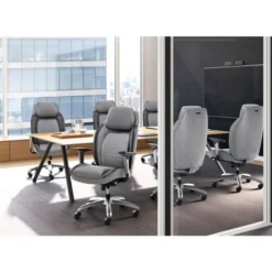 Shaquille O'Neal Zephyrus Ergonomic Bonded Leather High-Back Executive Chair, Gray 34 Shaquille O'Neal Zephyrus Ergonomic Bonded Leather High-Back Executive Chair, Gray -office furniture sale ebd7f45225f8ebb015fd0416b75b2655db