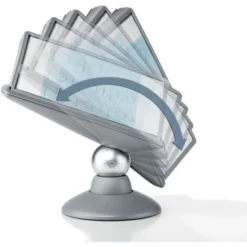 Durable SHERPA Motion Desk Reference System, 10 Panels, Gray Borders -office furniture sale ebf047488612a507c1117948c413bff6ed