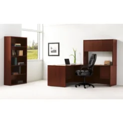HON 10500 Series Laminate Bookcase, Five-Shelf, 36w X 13.13d X 71h, Mahogany 8 HON 10500 Series Laminate Bookcase, Five-Shelf, 36w X 13.13d X 71h, Mahogany -office furniture sale ec0ec1f7b8cbb9405c14a77f4b8051fbcf