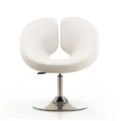 Perch Adjustable Faux Leather Chair In White And Polished Chrome 8 Perch Adjustable Faux Leather Chair In White And Polished Chrome -office furniture sale ec8bfcab23c9d9d736dcbdd864c42acfc1