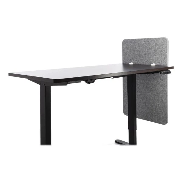Lumeah Desk Modesty Adjustable Height Desk Screen Cubicle Divider And Privacy Partition, 23.5 X 1 X 36, Polyester, Gray 2 Lumeah Desk Modesty Adjustable Height Desk Screen Cubicle Divider And Privacy Partition, 23.5 X 1 X 36, Polyester, Gray - Image 2