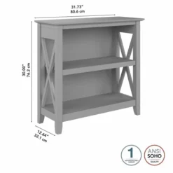 Bush Furniture Key West Small 2 Shelf Bookcase In Cape Cod Gray 12 Bush Furniture Key West Small 2 Shelf Bookcase In Cape Cod Gray -office furniture sale ecd8a3f4e116ff23081be89703c609dcc6