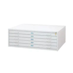 Safco 5-Drawer Steel Flat File For 36" X 48" Documents