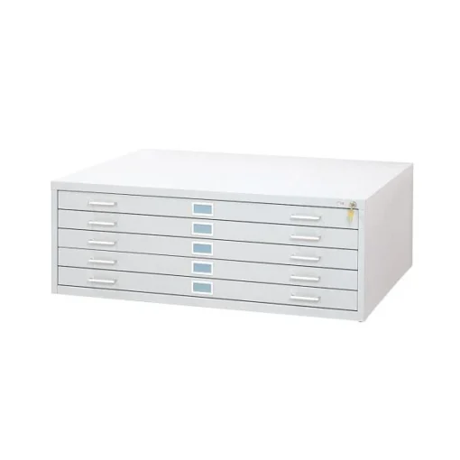 Safco 5-Drawer Steel Flat File For 36" X 48" Documents -office furniture sale ed035cacaceb15c7aa027e51df4c87a348