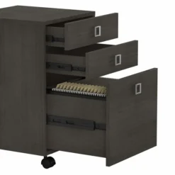 Office By Kathy Ireland Echo 3 Drawer Mobile File Cabinet In Charcoal Maple -office furniture sale ee26b4c7bdd6ba83b1c2c83f3e642bb6d8