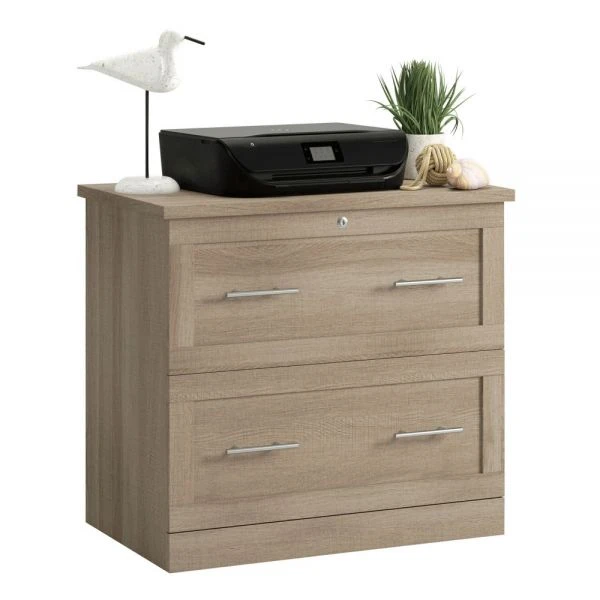 2-Drawer 30"W Lateral File Cabinet, Spring Oak 6 2-Drawer 30"W Lateral File Cabinet, Spring Oak - Image 6