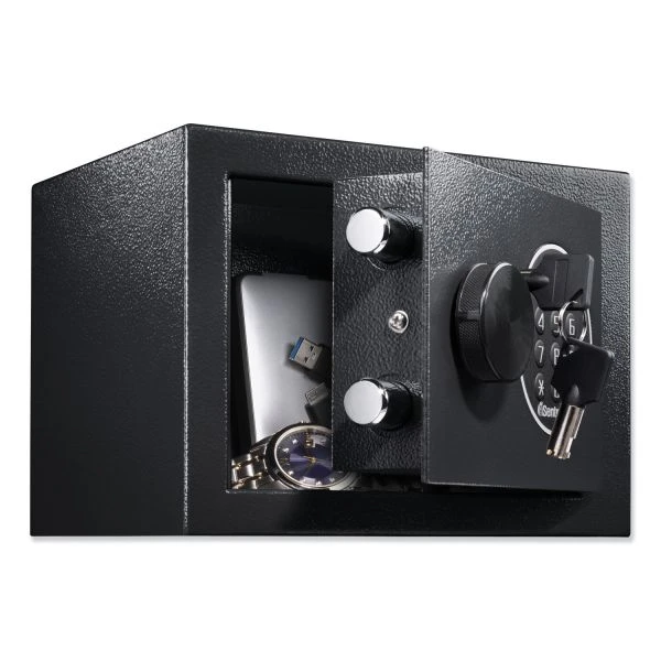 Sentry Safe Electronic Security Safe, 0.14 Cu Ft, 9w X 6.6d X 6.6h, Black 4 Sentry Safe Electronic Security Safe, 0.14 Cu Ft, 9w X 6.6d X 6.6h, Black - Image 4