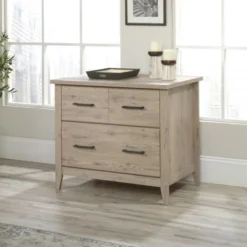 Sauder Summit Station 34"W Lateral 1-Drawer File Cabinet, Laurel Oak -office furniture sale f00c87dff020c5da7ca20894831f500e37