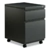 Alera File Pedestal With Full-Length Pull, Left Or Right, 2-Drawers: Box/File, Legal/Letter, Charcoal, 14.96" X 19.29" X 21.65"