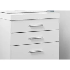 Monarch Specialties File Cabinet, Rolling Mobile, Storage Drawers, Printer Stand, Office, Work, White Laminate, Contemporary, Modern -office furniture sale f1366d86ea86b376f15fef8a1668e4b218
