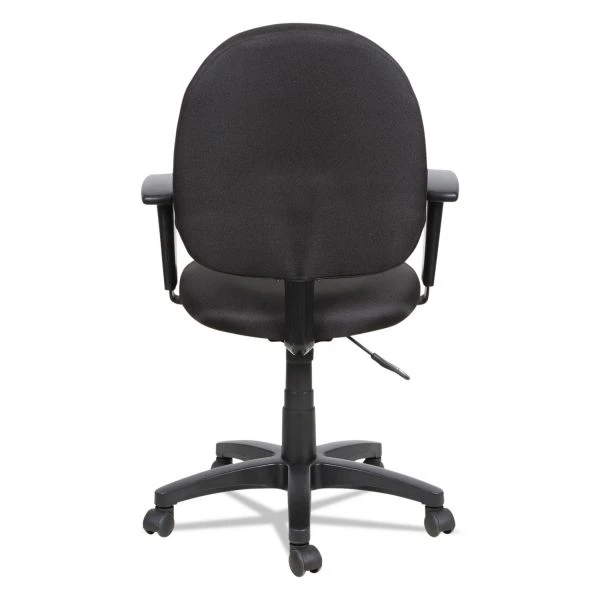 Alera Essentia Series Swivel Task Chair With Adjustable Arms, Supports Up To 250 Lbs., Black Seat/Black Back, Black Base 2 Alera Essentia Series Swivel Task Chair With Adjustable Arms, Supports Up To 250 Lbs., Black Seat/Black Back, Black Base - Image 2