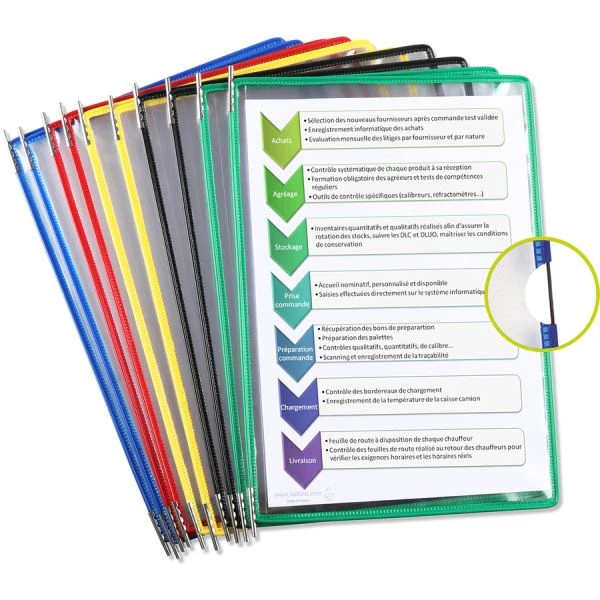 Tarifold, Inc. Replacement Pivoting Pockets For Wall Unit And Desktop Starter Set, 10/Pack 10 Tarifold, Inc. Replacement Pivoting Pockets For Wall Unit And Desktop Starter Set, 10/Pack - Image 10