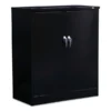 Alera Assembled 42" High Heavy-Duty Welded Storage Cabinet, Two Adjustable Shelves, 36w X 18d, Black