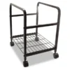 Advantus Heavy-Duty File Shuttle, Metal, 1 Shelf, 17.13" X 14.25" X 20", Black