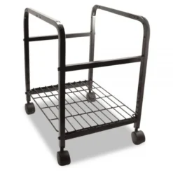 Advantus Heavy-Duty File Shuttle, Metal, 1 Shelf, 17.13" X 14.25" X 20", Black