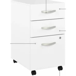 Bush Business Furniture Studio A 72W Computer Desk With 3 Drawer Mobile File Cabinet In White -office furniture sale f34ae9da76539e99a1ab60113d0b95714a