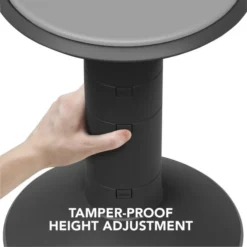 Storex Wiggle Stool, Non-Slip Base, Adjustable 12-18 Inch Height, Black -office furniture sale f3d26bac10e3e981de618bad26317ee330