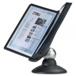 Durable SHERPA Motion Desk Reference System, 10 Panels, Black Borders -office furniture sale f4f23765321bf39db575472801476624cc