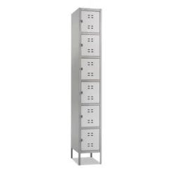 Safco Box Locker, 12w X 18d X 78h, Two-Tone Gray