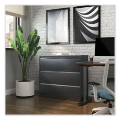 Alera Lateral File, 3 Legal/Letter/A4/A5-Size File Drawers, Charcoal, 42" X 18.63" X 40.25" 12 Alera Lateral File, 3 Legal/Letter/A4/A5-Size File Drawers, Charcoal, 42" X 18.63" X 40.25" -office furniture sale f883574d42425226d50a80fa2fbdcf3399
