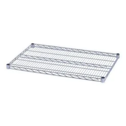 Alera Industrial Wire Shelving Extra Wire Shelves, 36w X 24d, Silver, 2 Shelves/Carton