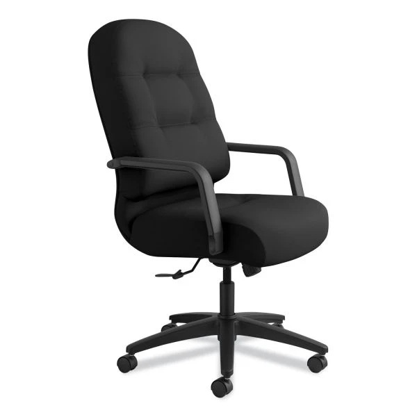 HON Pillow-Soft 2090 Series Executive High-Back Swivel/Tilt Chair, Supports Up To 300 Lb, 17" To 21" Seat Height, Black 4 HON Pillow-Soft 2090 Series Executive High-Back Swivel/Tilt Chair, Supports Up To 300 Lb, 17" To 21" Seat Height, Black - Image 4
