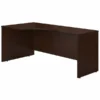 Bush Business Furniture Series C 72W Left Handed Corner Desk In Mocha Cherry