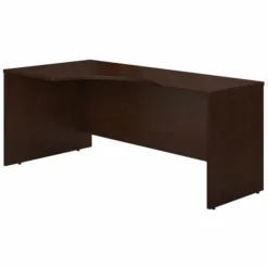 Bush Business Furniture Series C 72W Left Handed Corner Desk In Mocha Cherry