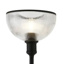Francis Torchiere Floor Lamp With Ribbed Glass Shade In Blackened Bronze/Clear 13 Francis Torchiere Floor Lamp With Ribbed Glass Shade In Blackened Bronze/Clear -office furniture sale fa6dfc80fe73cc0e7df490c4e23c9e757a