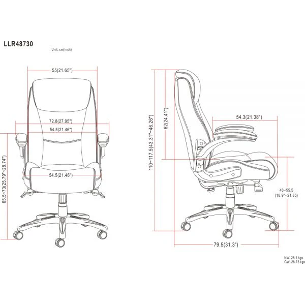 Lorell Revive Executive Chair 2 Lorell Revive Executive Chair - Image 2