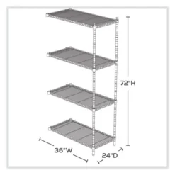 Safco 5289GR Add-On Wire Shelving 7 Safco 5289GR Add-On Wire Shelving -office furniture sale facf7a1aa495619884738fbc3010b48327