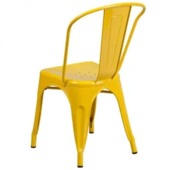 Perry Commercial Grade Yellow Metal Indoor-Outdoor Stackable Chair -office furniture sale faffdb42ffbcabe8370207969570b37db7