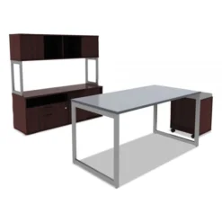 Alera Valencia Series Mobile Pedestal, Left Or Right, 2-Drawers: Box/File, Legal/Letter, Mahogany, 15.88" X 19.13" X 22.88" -office furniture sale fb341ac51a4adfe6092f62015b02815a55