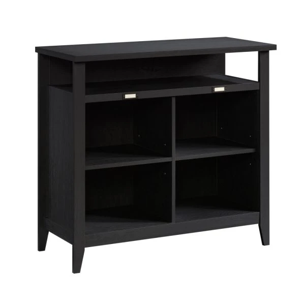 Sauder Summit Station 36"H 4-Cube Bookcase, Raven Oak 4 Sauder Summit Station 36"H 4-Cube Bookcase, Raven Oak - Image 4
