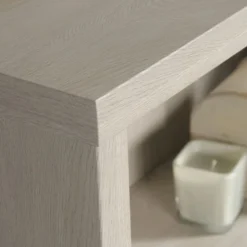 Sauder Optimum Bookcase, 45"H, 3 Shelves, Chalked Chestnut -office furniture sale fb94d18cb2635ee1934af7ae866d40fe31