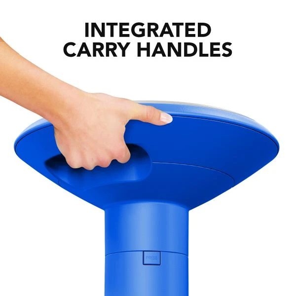 Storex Wiggle Stool, Non-Slip Base, Adjustable 12-18 Inch Height, Blue 9 Storex Wiggle Stool, Non-Slip Base, Adjustable 12-18 Inch Height, Blue - Image 9