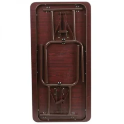 Frankie 4-Foot Mahogany Melamine Laminate Folding Banquet Table 5 Frankie 4-Foot Mahogany Melamine Laminate Folding Banquet Table -office furniture sale fd5024987850e2e4c24cc0c398d77647ee
