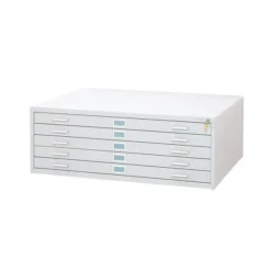 Safco 5-Drawer Steel Flat File For 30" X 42" Documents