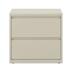 Alera Lateral File, 2 Legal/Letter-Size File Drawers, Putty, 30" X 18.63" X 28"
